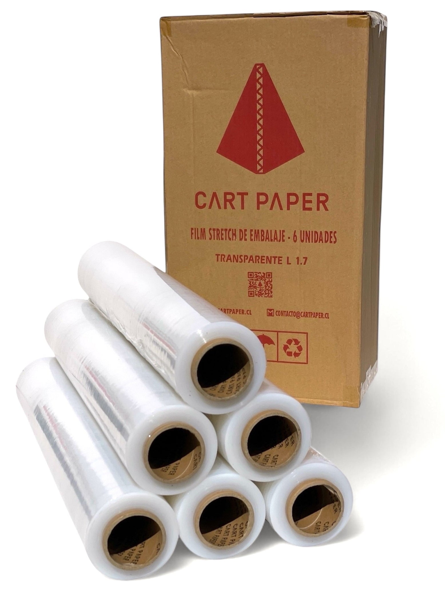 Film Stretch Transparente 220M / CAJA O ROLLO