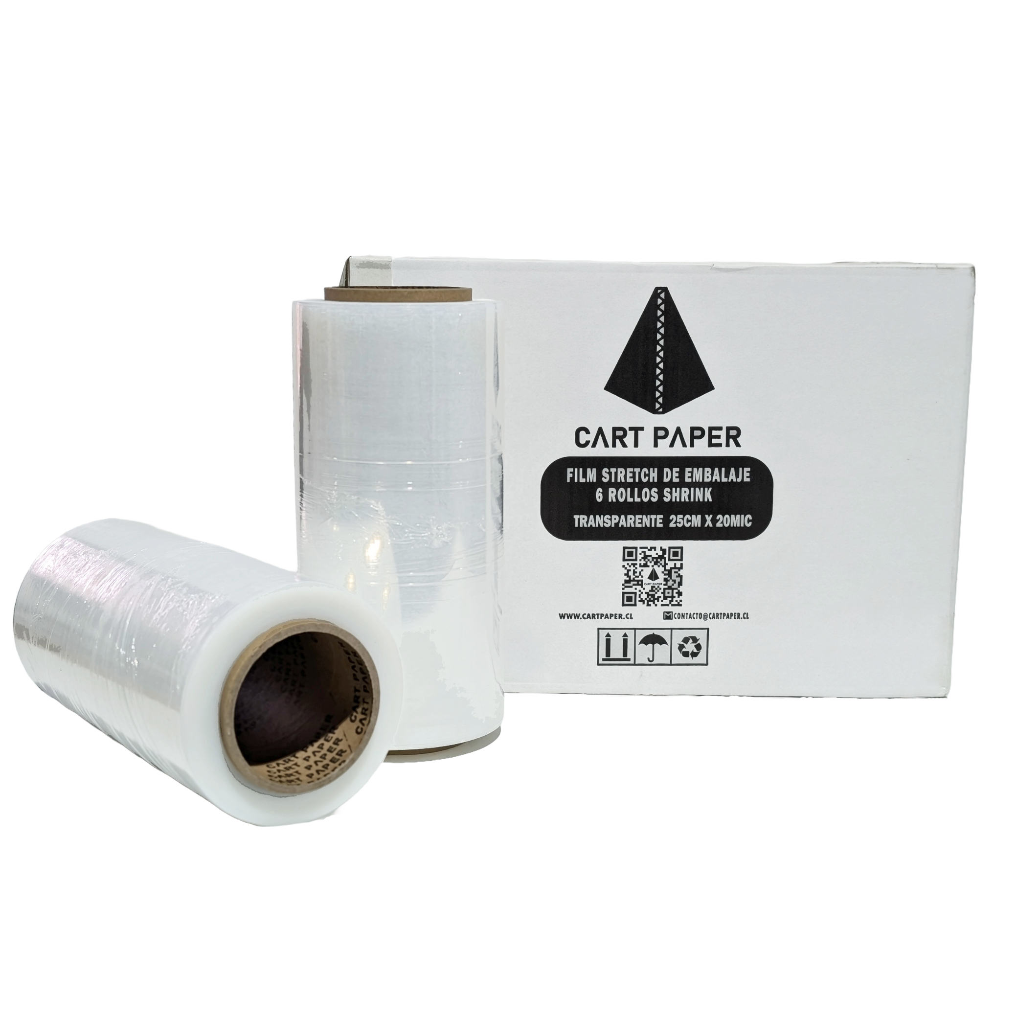 Film Stretch Transparente 500m x 25cm
