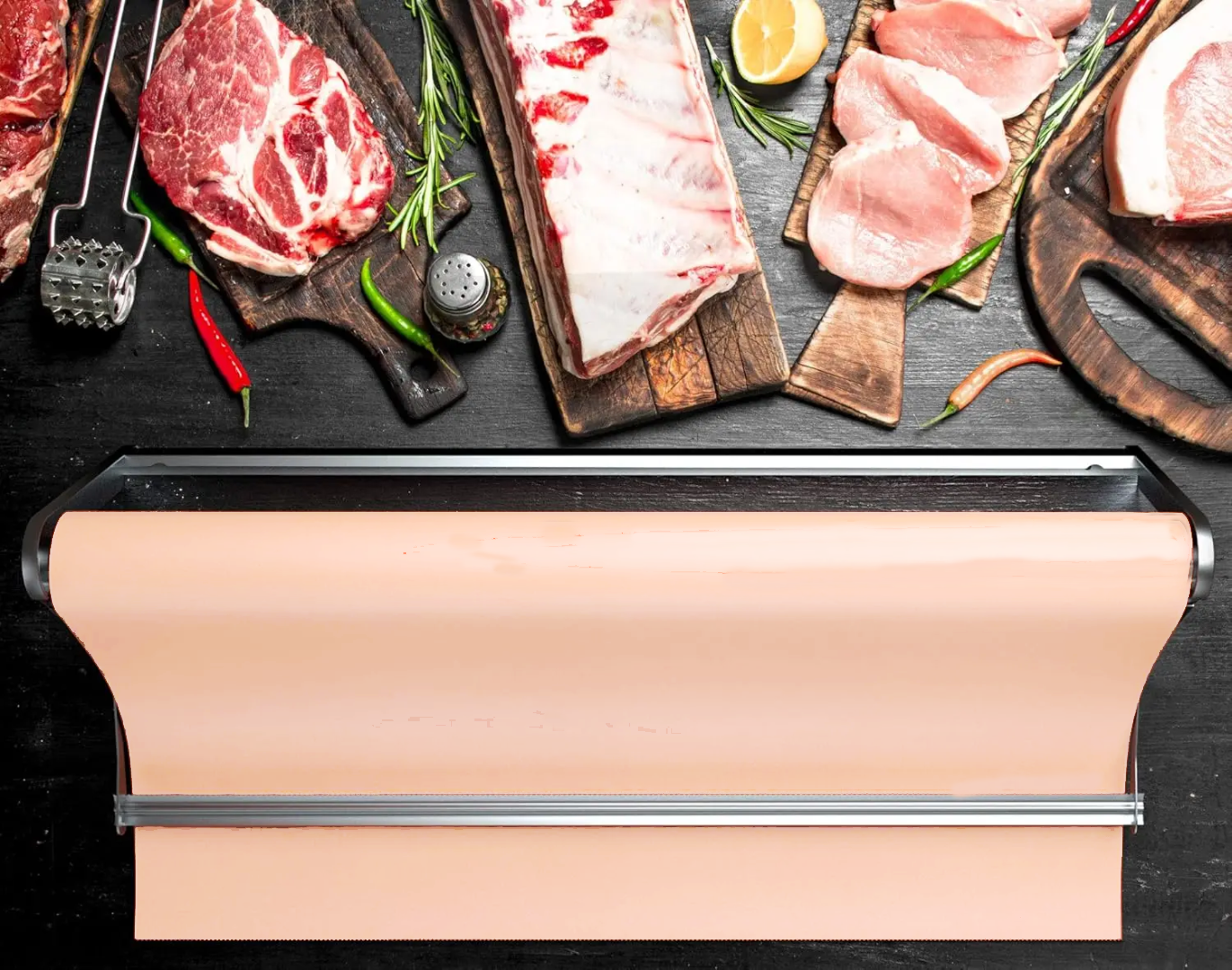 Dispensador Cortador para Rollo papel kraft