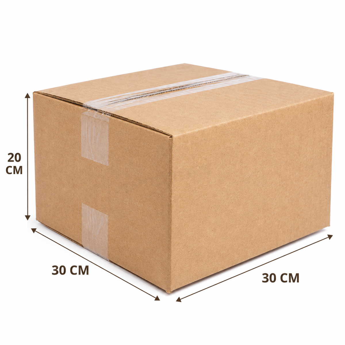 Caja de Embalaje 30x30x20 20c reforzada Pack 25