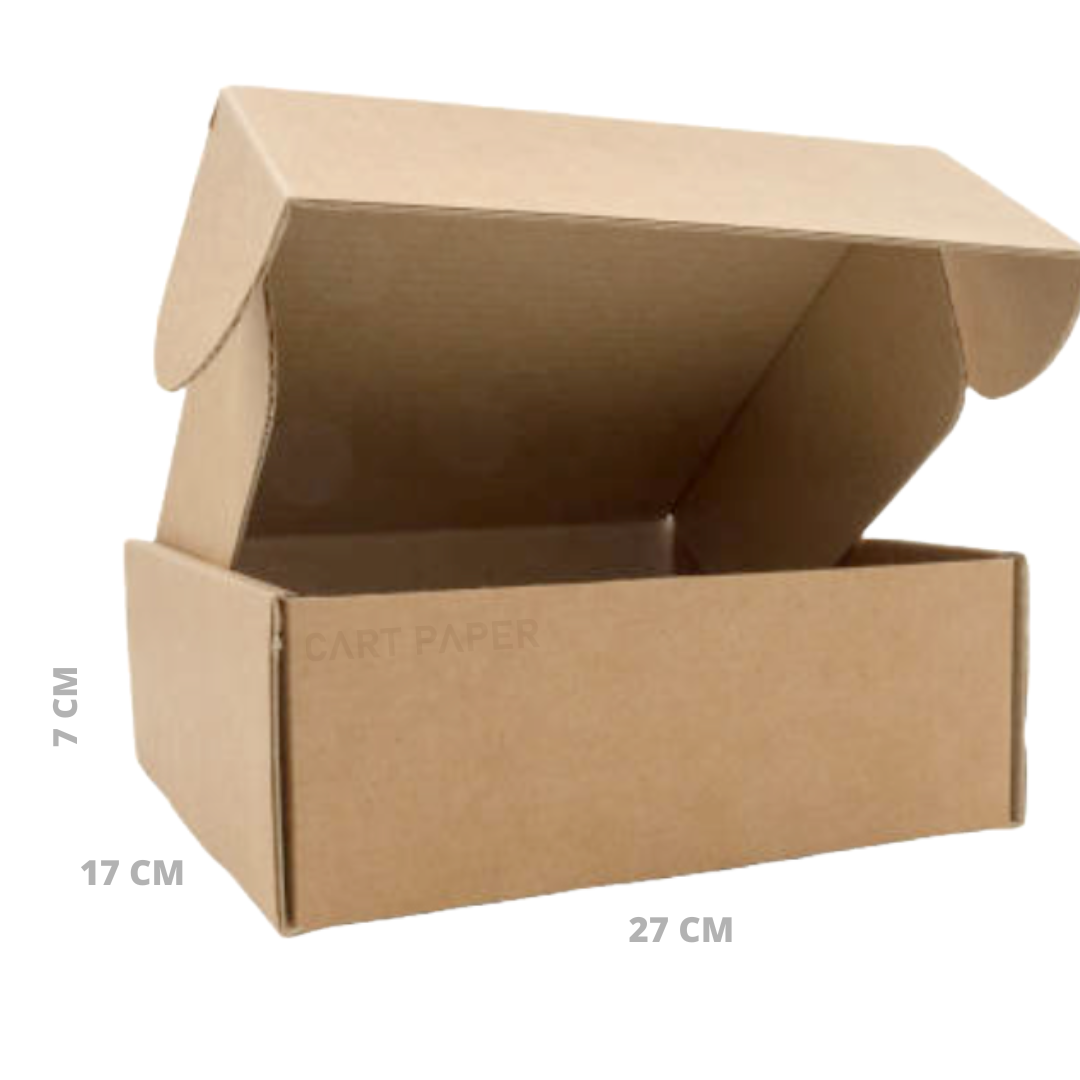 Caja autoarmable 27X17X7 PACK 25u Micro corrugado