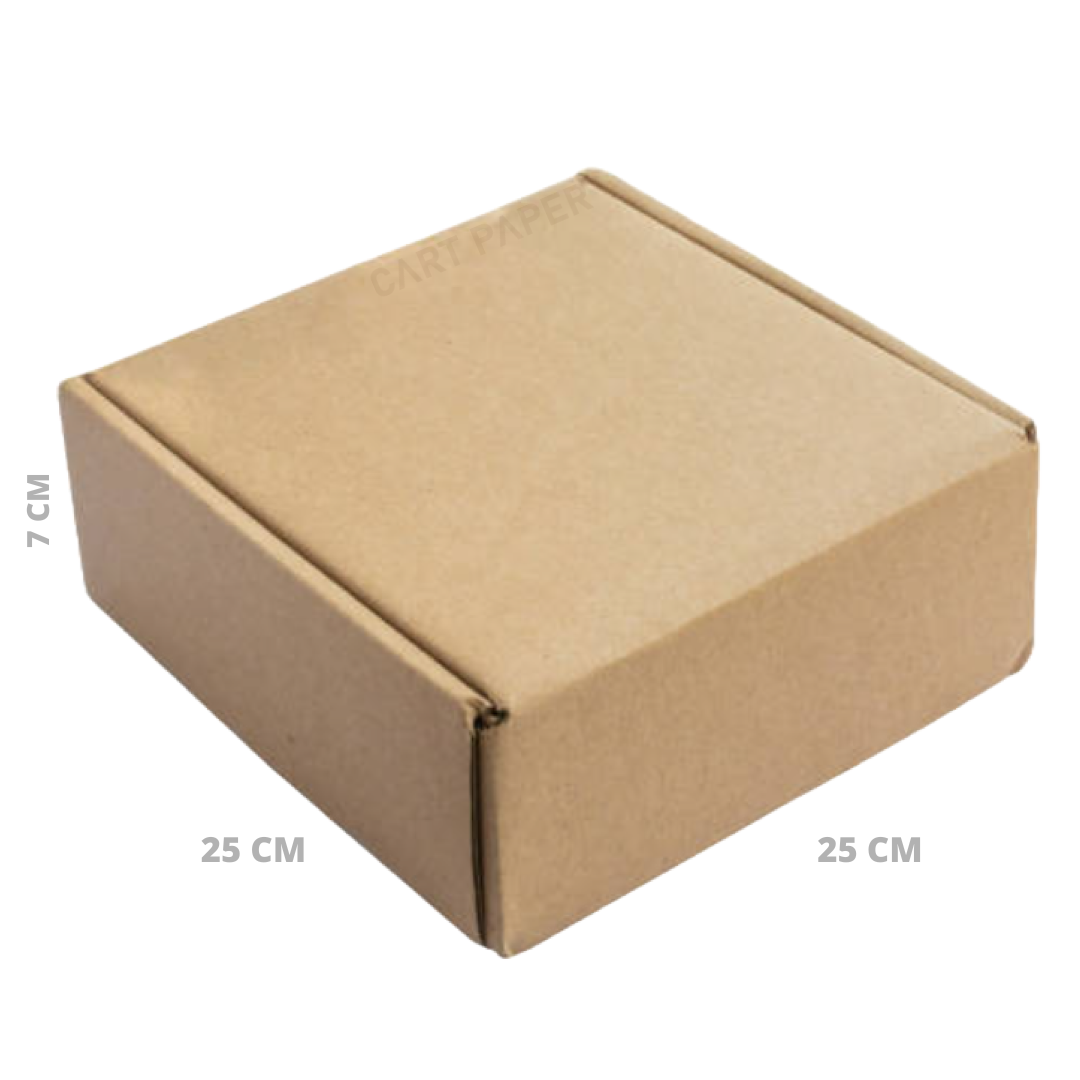 Caja autoarmable 25x25x7 PACK 25u Micro corrugado