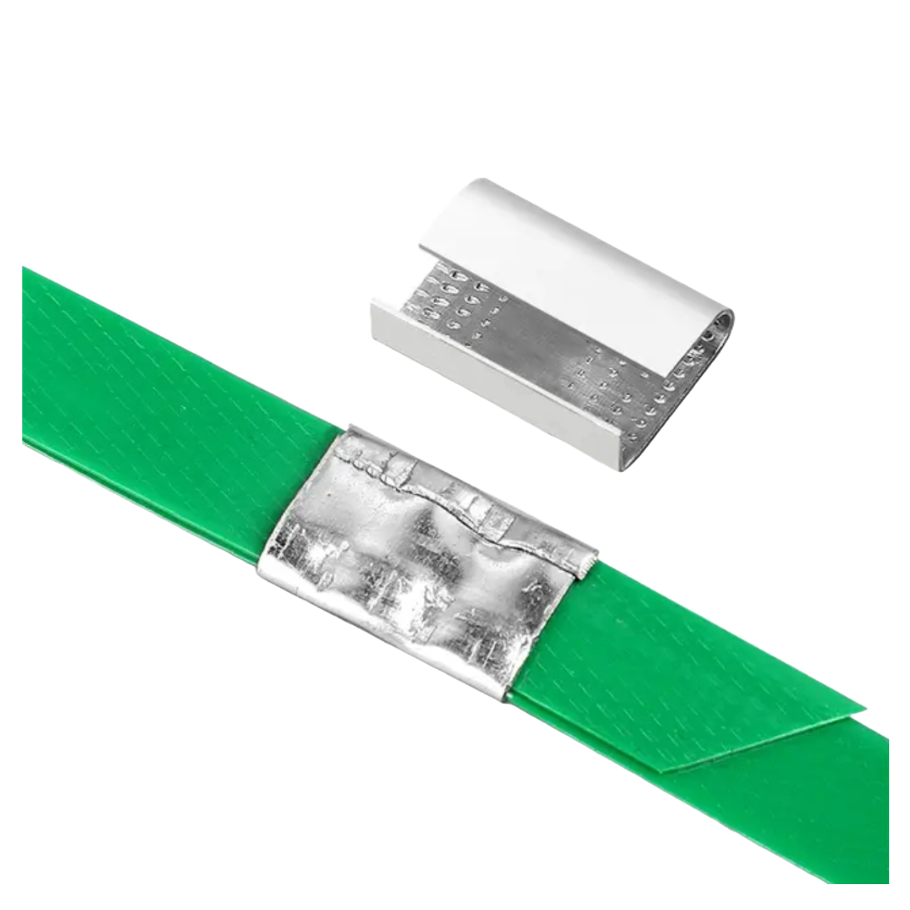 Rollo Zuncho PET Verde Plastico fleje 1/2 12mm