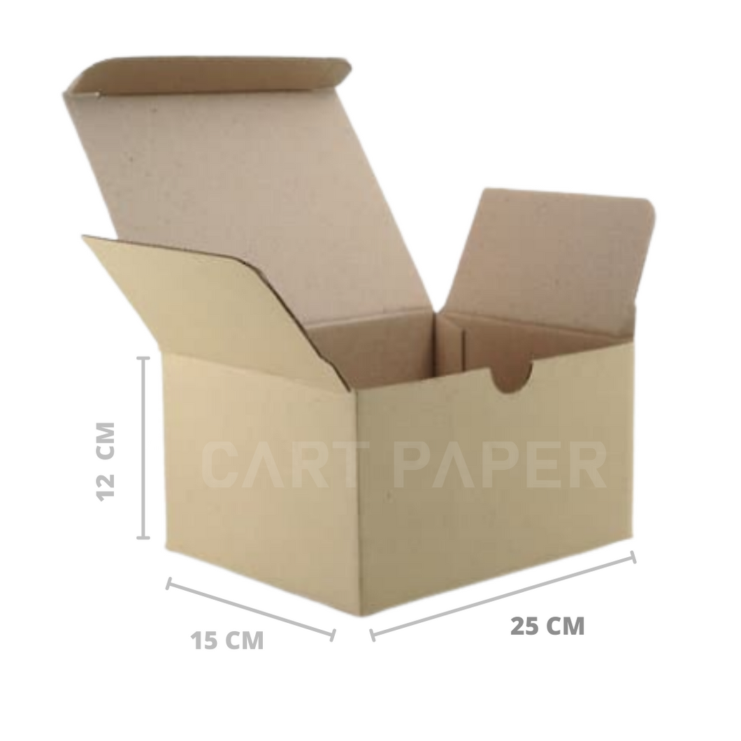 Caja autoarmable 25X15X12 PACK 25 unidades