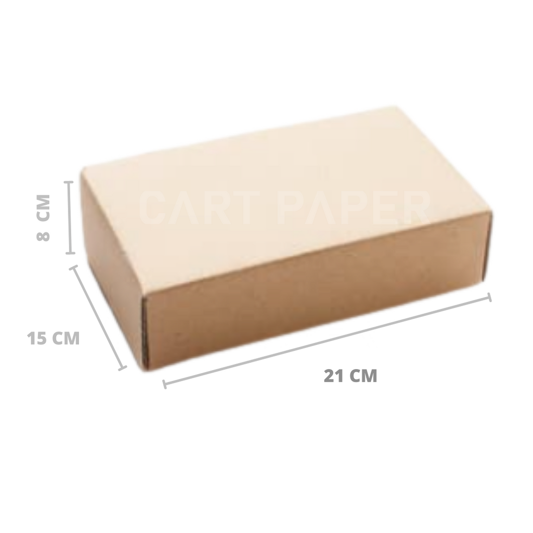 Caja autoarmable 21X15X8 PACK 25 unidades