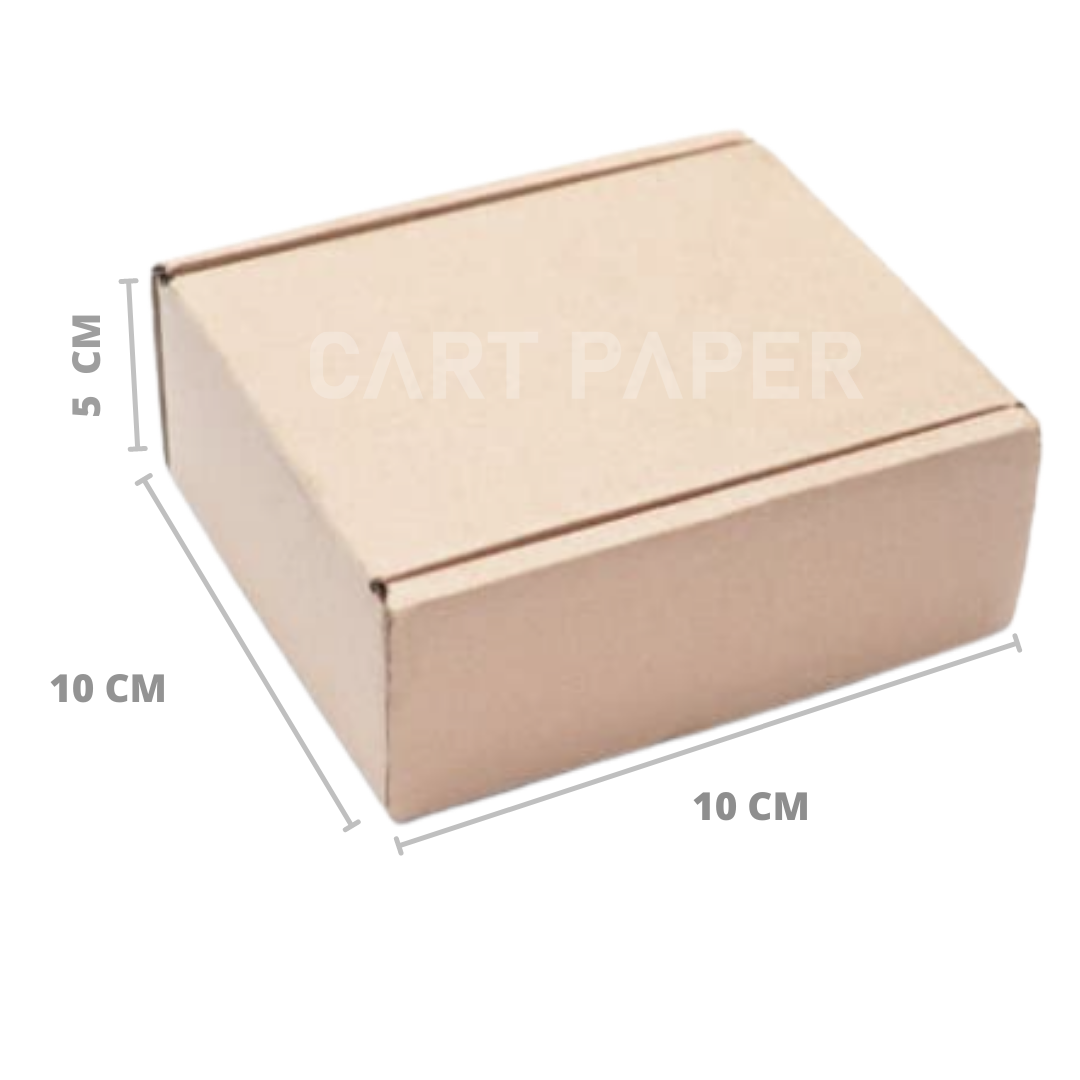 Caja autoarmable 10X10X5 PACK 25u Micro corrugado