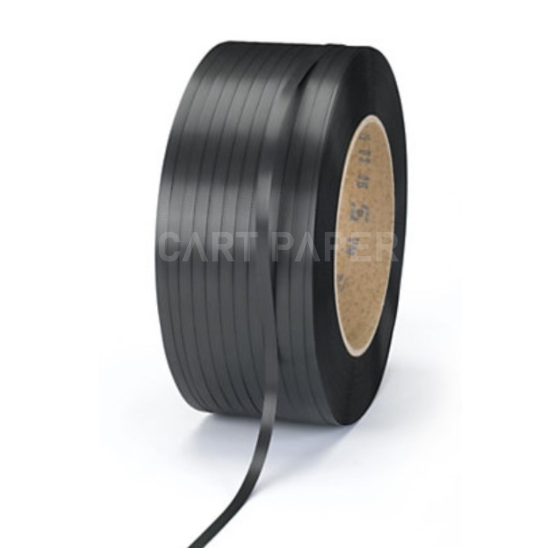 Rollo Zuncho Fleje Plastico Negro 1/2 PP 12mm