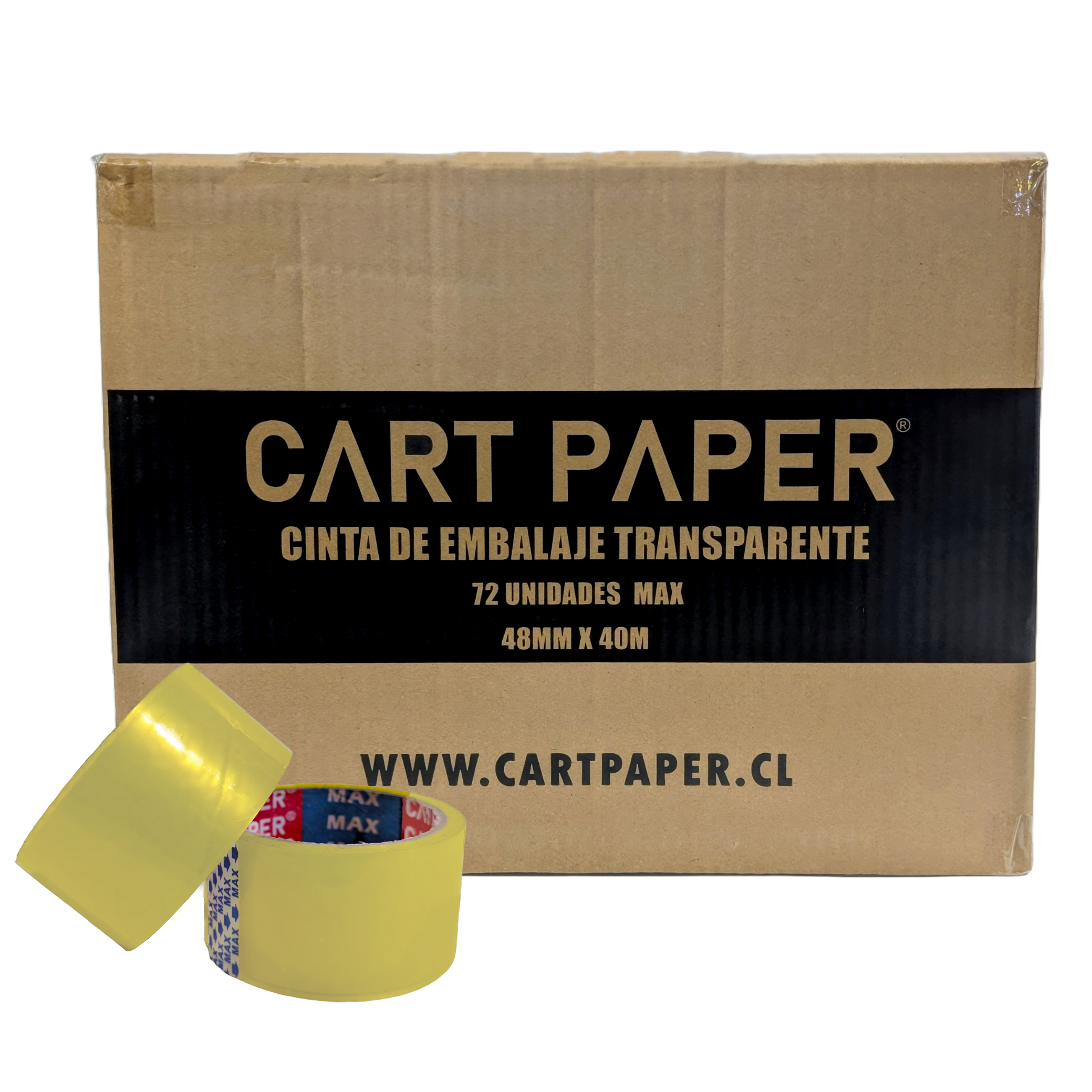 Cintas de Embalaje 40m Max transparente