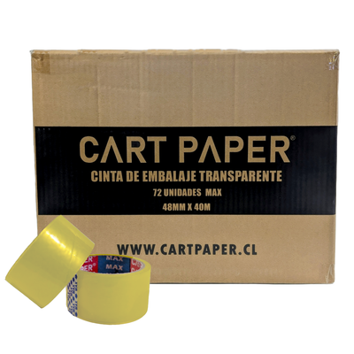 Cintas de Embalaje 40m Max transparente