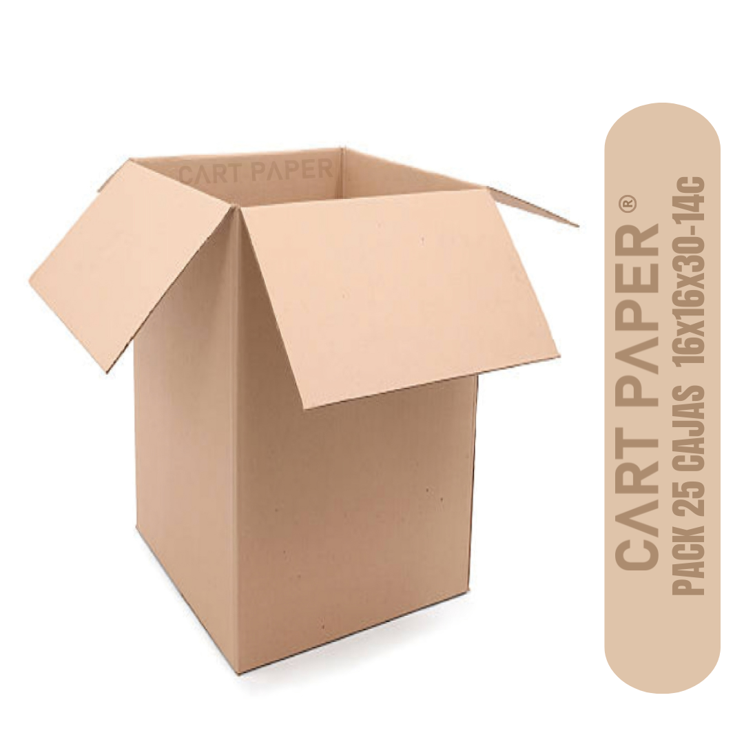 Caja de Embalaje 16x16x30 PACK 25