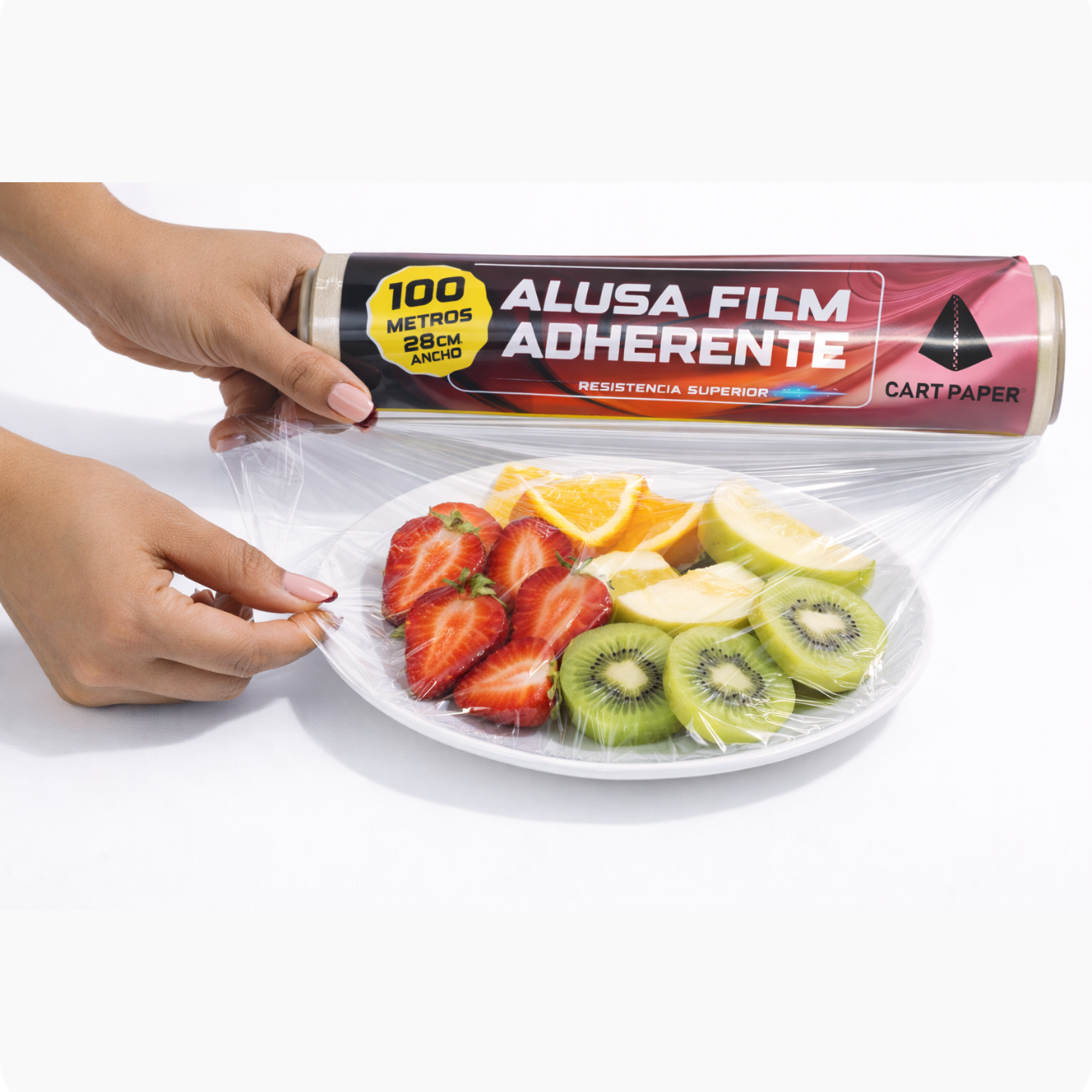 Papel Alusa cocina plástico 100m x 28cm