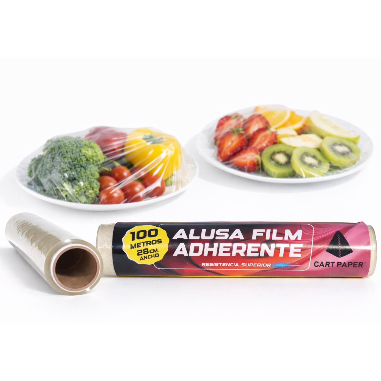 Papel Alusa cocina plástico 100m x 28cm