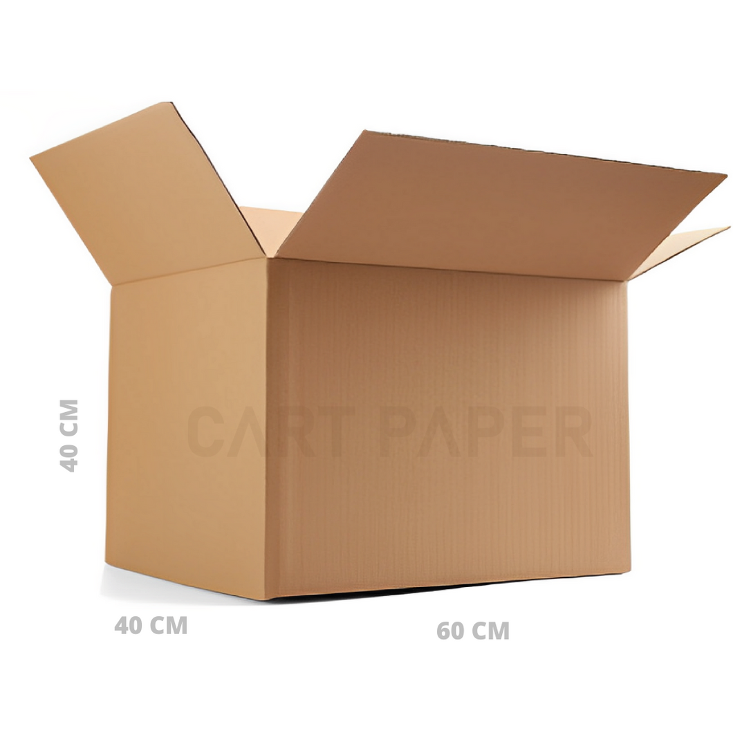 Cajas de Cartón Almacenaje Transporte 60 x 40 x 50 cm, 10 Unidades